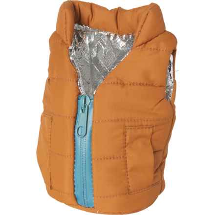 Puffin Drinkwear The Puffy Beverage Vest in Cider/Teal