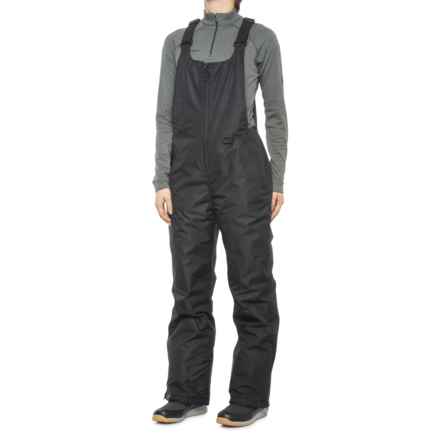 Pulse Overland High-Rise Snow Bibs - Waterproof, Insulated in Black