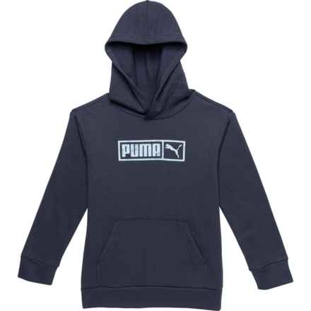 Puma Big Boys Amplified Pack Fleece Hoodie in Parisian Night