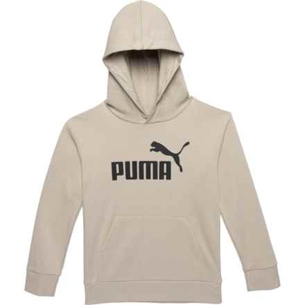 Puma Big Boys Core Pack No. 1 Logo Fleece Hoodie in Desert Dust