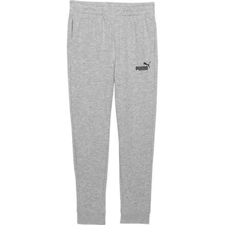 Puma Big Boys Essential Terry Joggers in Grey/Grey