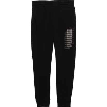 Puma Big Boys Power Pack Essential French Terry Joggers in Black