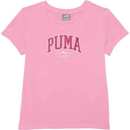 Puma Big Girls  Academy Act Baby T-Shirt - Short Sleeve in Mauved Out