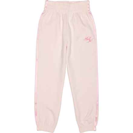 Puma Big Girls Bow Society Pack Fleece Joggers in Pink Scape