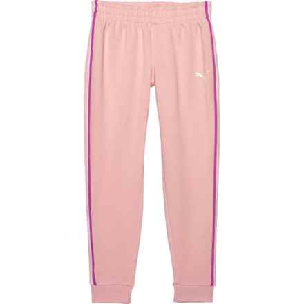 Puma Big Girls Brand Love Pack Fleece Joggers in Almond Blossom