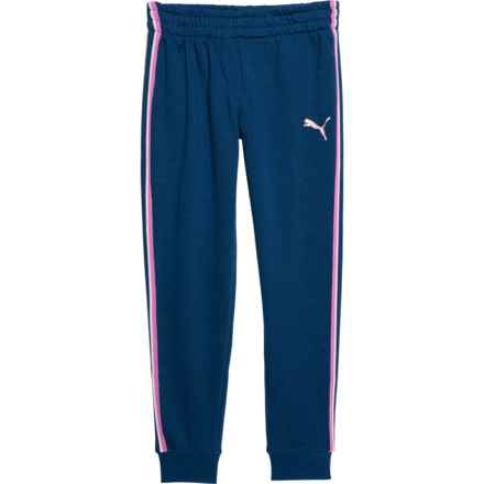 Puma Big Girls Brand Love Pack Fleece Joggers in Navy