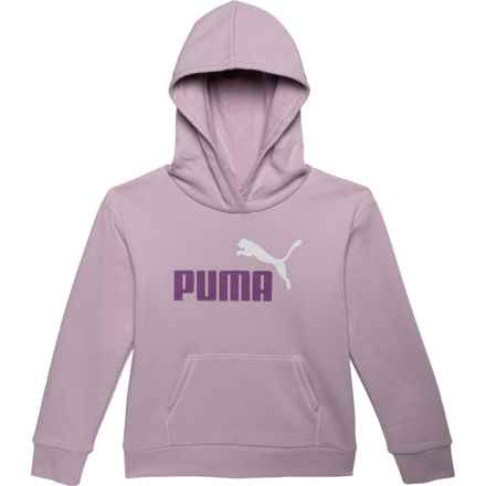 Puma Big Girls Core Pack No. 1 Logo Fleece Hoodie in Grape Mist