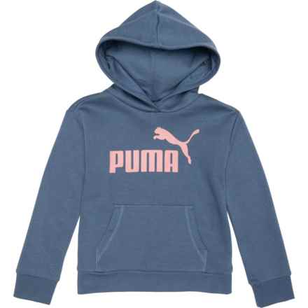 Puma Big Girls Foundations Fleece Hoodie in Dark Indigo