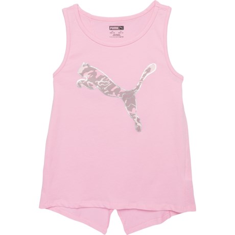 Puma Big Girls Modern Sport Pack T-Shirt - Sleeveless in Pink