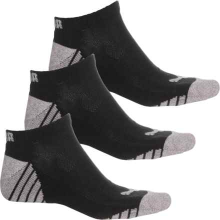 Puma Half Terry Low-Cut Socks - 3-Pack, Below the Ankle (For Men) in Black Grey