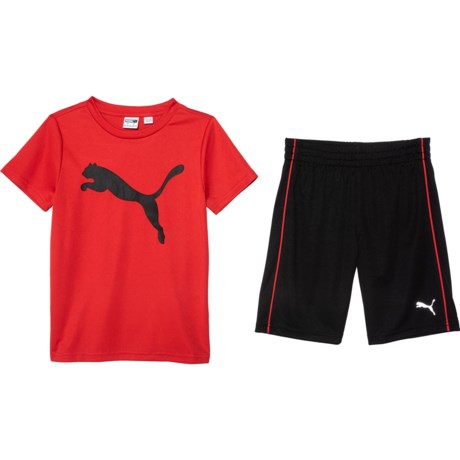 puma shorts and shirt set