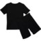 4HDGV_2 Puma Little Boy T-Shirt and Mesh Shorts Set - Short Sleeve