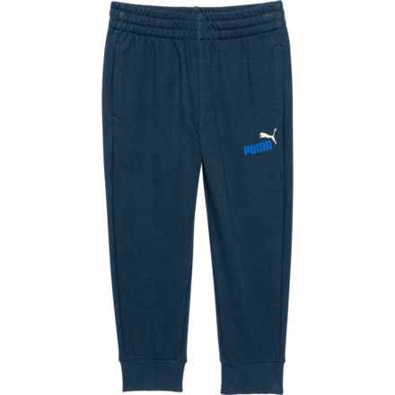 Puma Little Boys Essential French Terry Joggers in Navy