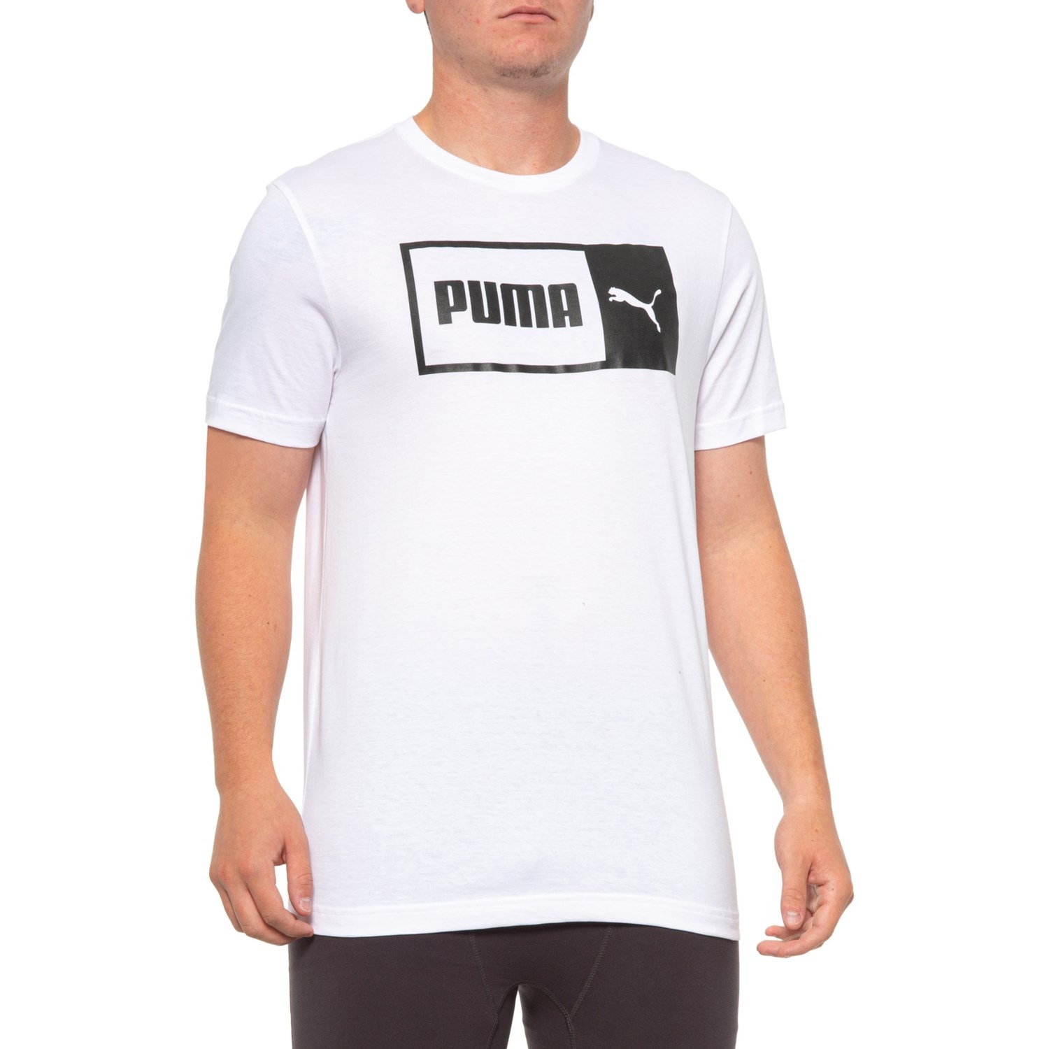 Puma Logo Split T Shirt For Men Save 76