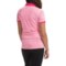 9929G_2 Puma Multi-Stripe Polo Shirt - Short Sleeve (For Women)