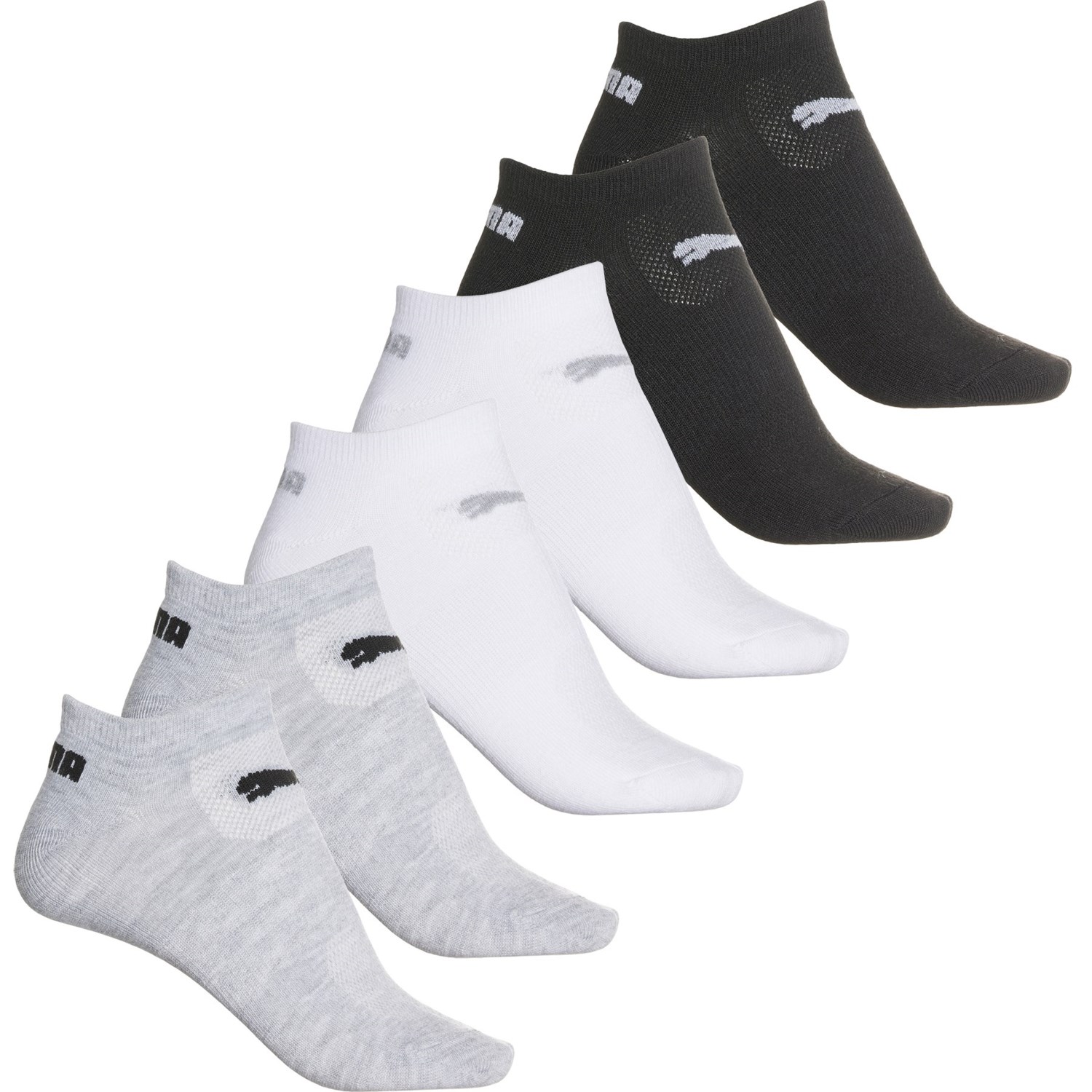 Puma Non-Terry No Show Socks (For Women) - Save 33%