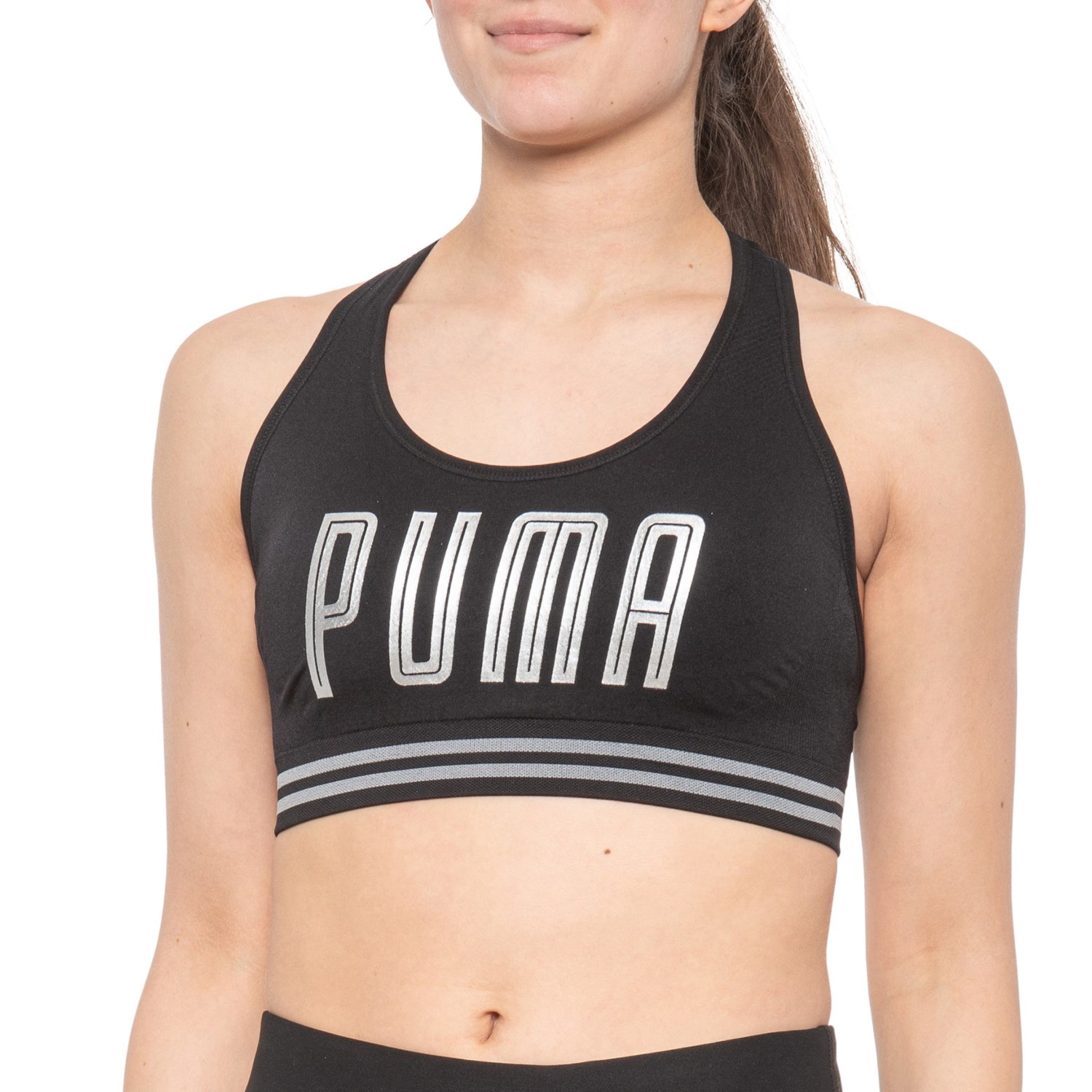 puma padded sports bra