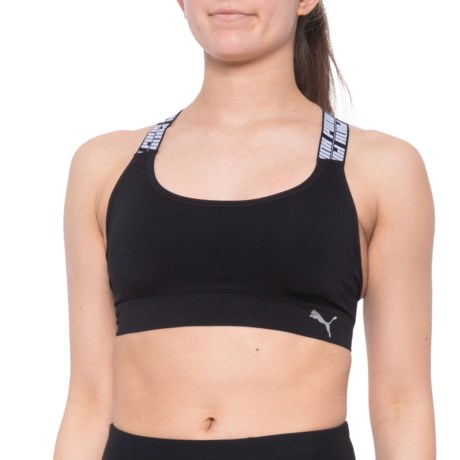 puma medium impact seamless sports bra