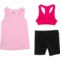 739AV_2 Puma Tank Top, Knit Shorts and Sports Bra Set (For Little Girls)