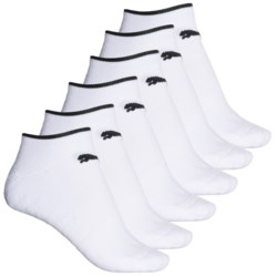 Puma Terry Half Cushion Socks - 6-Pack, Below the Ankle (For Women) in White Traditional