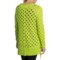 6708D_2 Pure Handknit Sky Tunic Sweater - Asymmetrical Hem (For Women)