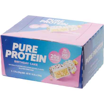 Pure Protein Birthday Cake Protein Bars - 6-Count in Multi