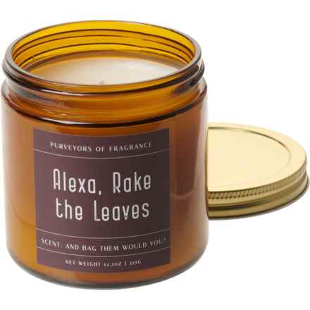 Purveyors of Fragrance 12.5 oz. Alexa, Rake the Leaves Jar Candle in Oakmoss