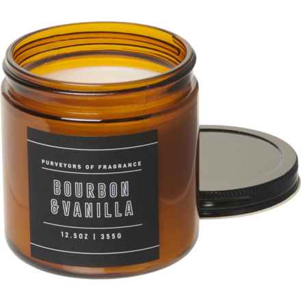 Purveyors of Fragrance 12.5 oz. Bourbon and Vanilla Candle in Bourbon And Vanilla