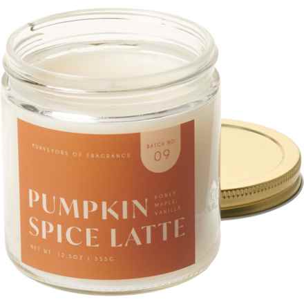 Purveyors of Fragrance 12.5 oz. Pumpkin Spice Latte Candle in Honey Maple Vanilla