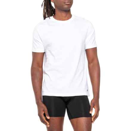 QUICKSILVER Cotton Undershirts - 3-Pack, Short Sleeve in White