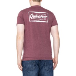 Quiksilver All Ay All Ay T-Shirt - Short Sleeve in Burgundy Heather