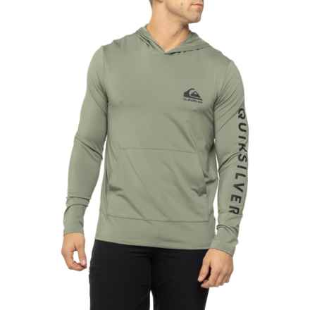 Quiksilver Awning Hooded Sun Shirt - UPF 50+, Long Sleeve in Sage