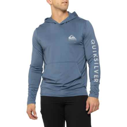 Quiksilver Awning Rash Guard Hoodie - UPF 50+ in Seaport