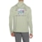 Quiksilver Bathers Graphic Hooded Sun Shirt - UPF 50+, Long Sleeve in Light Sage