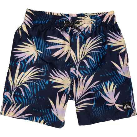Quiksilver Big Boys Everyday Blown Out Volley Boardshorts in Navy Blazer