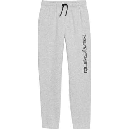 Quiksilver Big Boys Graphic Joggers in Grey Heather