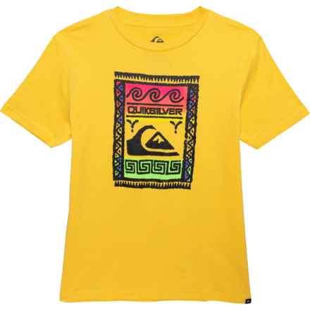 Quiksilver Big Boys Graphic T-Shirt - Short Sleeve in Samoan Sun