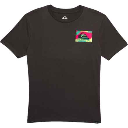 Quiksilver Big Boys Mix T-Shirt - Short Sleeve in Dark Shadow