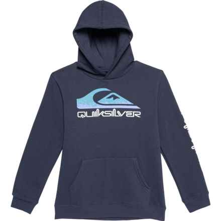 Quiksilver Big Boys Omni Wave Hoodie in Blue Nights