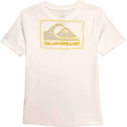 Quiksilver Big Boys Safari Box T-Shirt - Short Sleeve in Egret