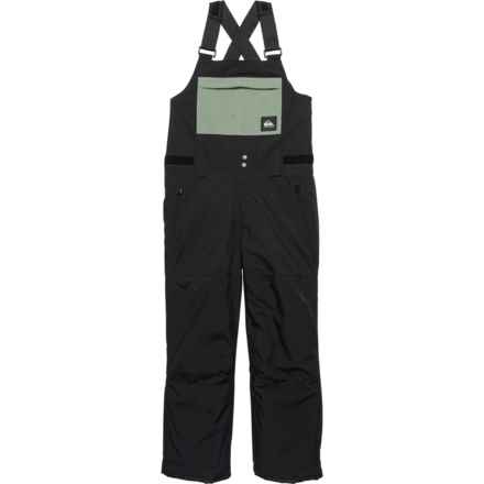 Quiksilver Big Boys Snow Bib Pants - Waterproof, Insulated in Black