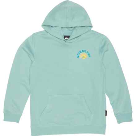 Quiksilver Big Boys Washed Hoodie in Aquifer