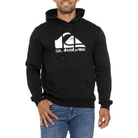 Quiksilver Big Logo Hoodie in Black