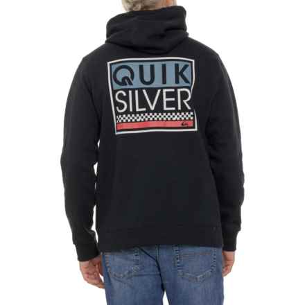 Quiksilver Blocked Up Graphic Hoodie in Black