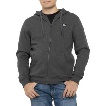 Quiksilver Brody Patch Hoodie - Full Zip in Charcoal Gray