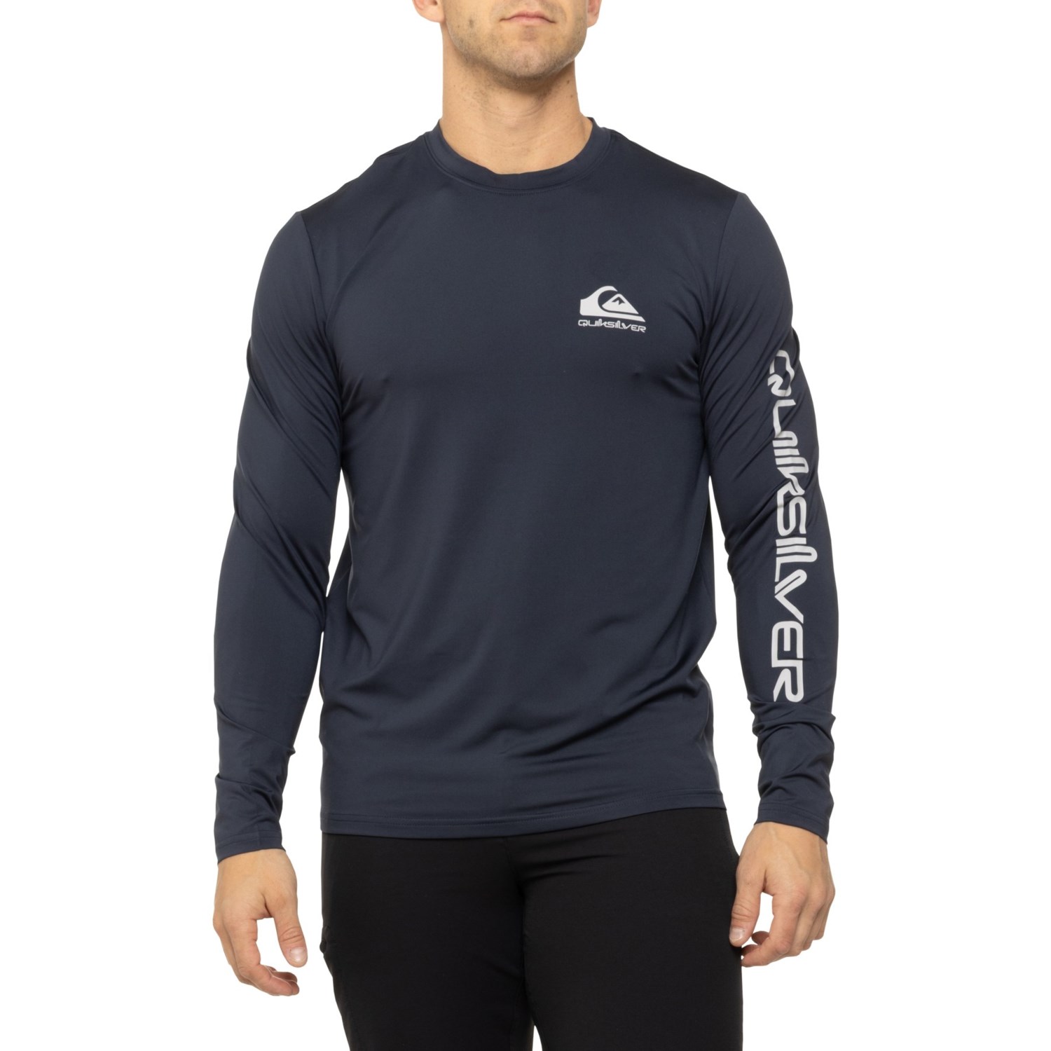 QUICKSILVER ウェア上下　8/S 130 Quiksilver Comp Logo Fill Rash Guard - UPF 50+, Long Sleeve