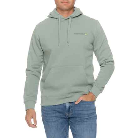 Quiksilver Dive Graphic Fleece Hoodie in Lily Pad