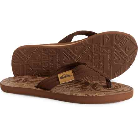 Quiksilver Dune Flip-Flops (For Men) in Brown/Brown/Tan
