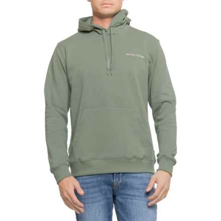 Quiksilver Ecosystem Graphic Fleece Hoodie in Sea Spray