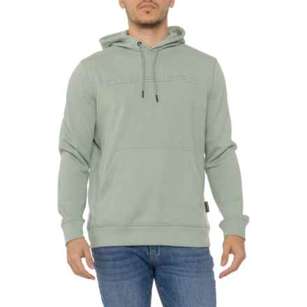 Quiksilver Embossed Gridliner Hoodie in Sage